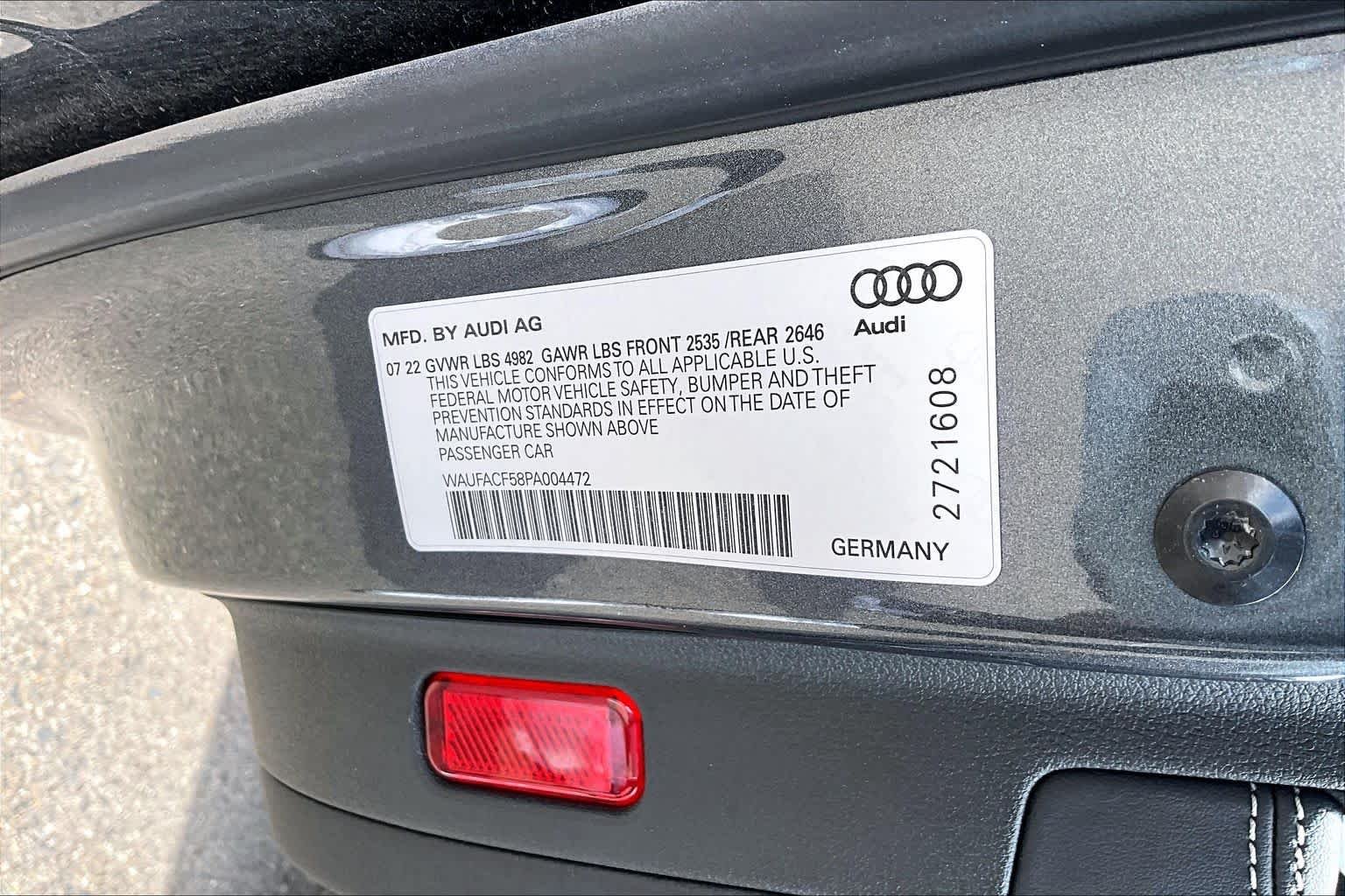 Used 2023 Daytona Gray Pearl Effect Audi S line Premium Plus image 31