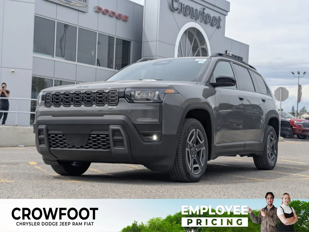 New 2026 Grey Jeep Limited - - 4x4 - 1.6L I- 4 Turbo Hybrid - 12.3 Uconnect w/ Nav - Pano Sunroof & More! image 1