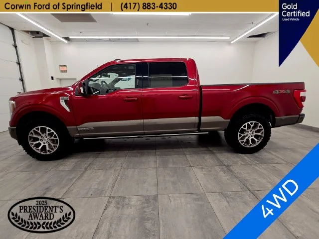 Used 2023 Rapid Red Metallic Tinted Clearcoat Ford King Ranch image 2