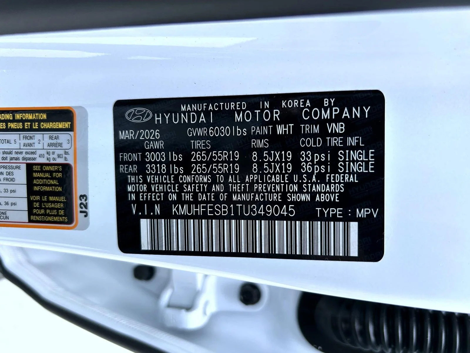 New 2026 White Genesis 2.5T image 25