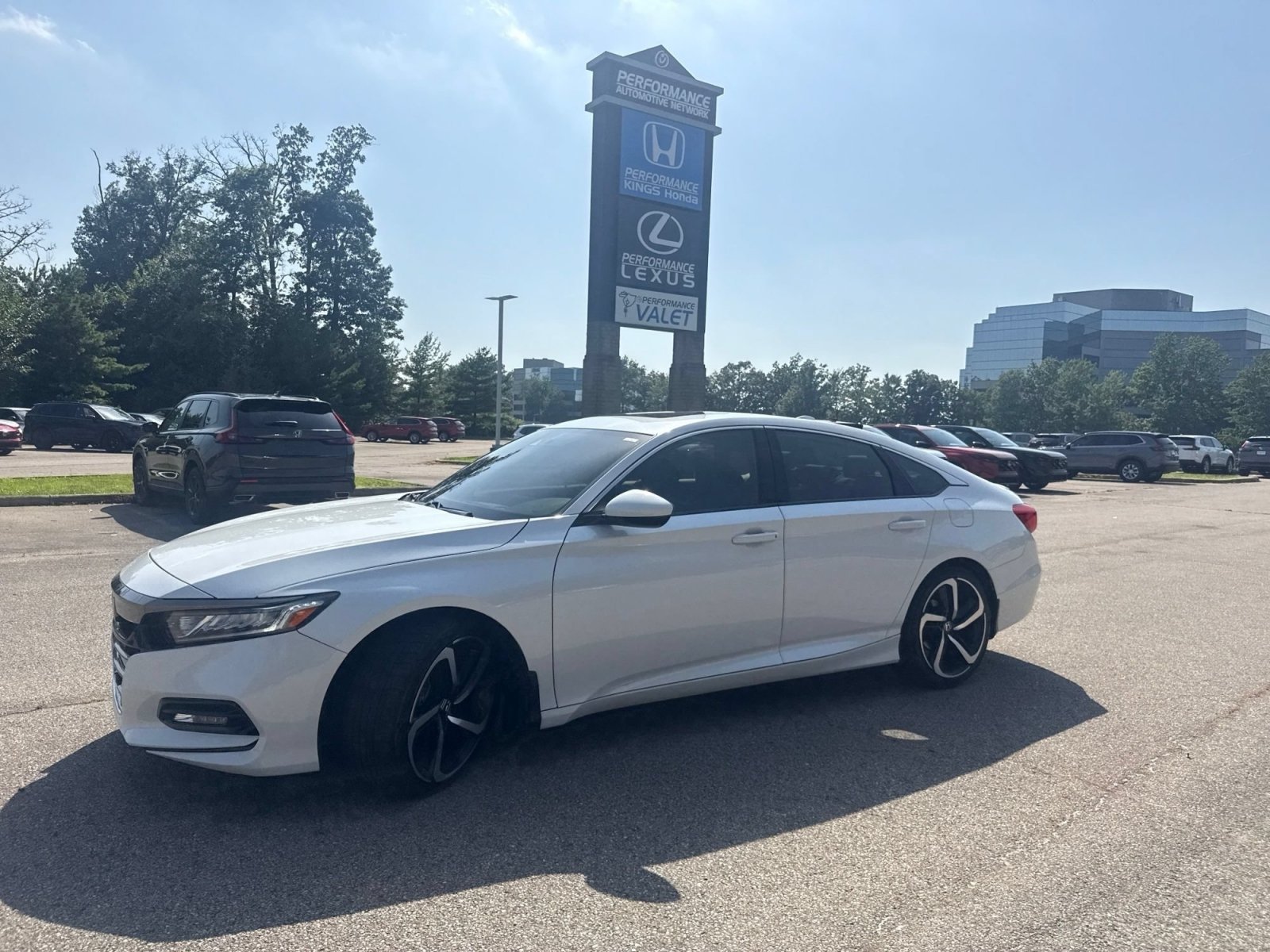 Used 2019 Platinum White Pearl Honda Sport 2.0T image 8