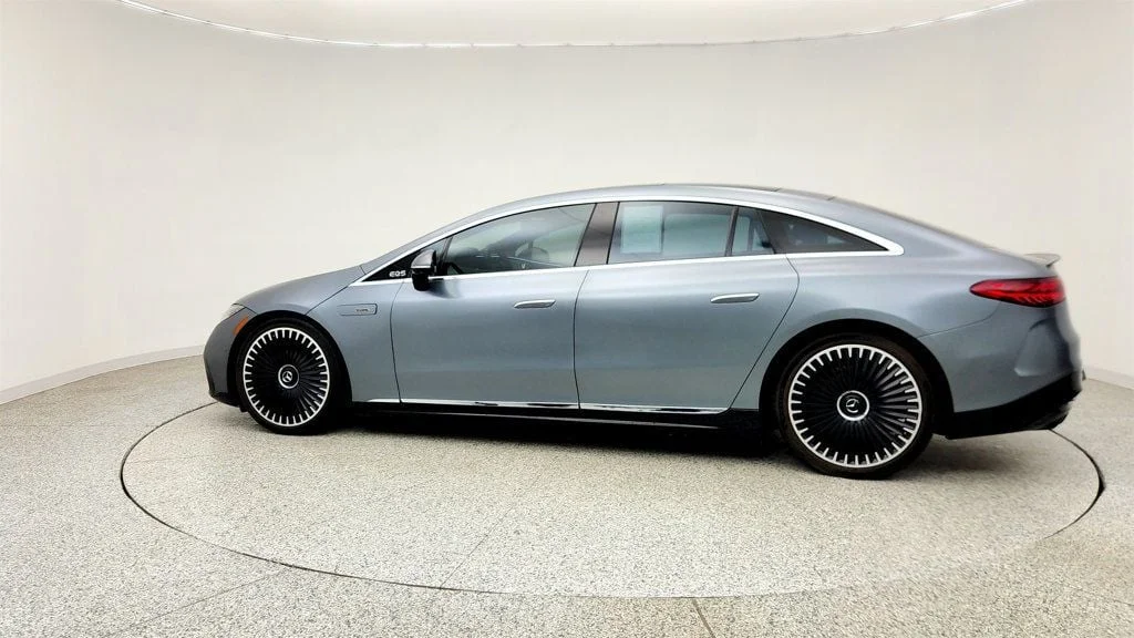 Used 2023 MANUFAKTUR Selenite Gray Magno Mercedes-Benz EQS 450+ Sedan, Pinnacle w/ Executive Rear Seat Package Plus image 8