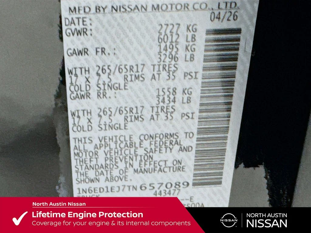 New 2026 Black Nissan SV image 38