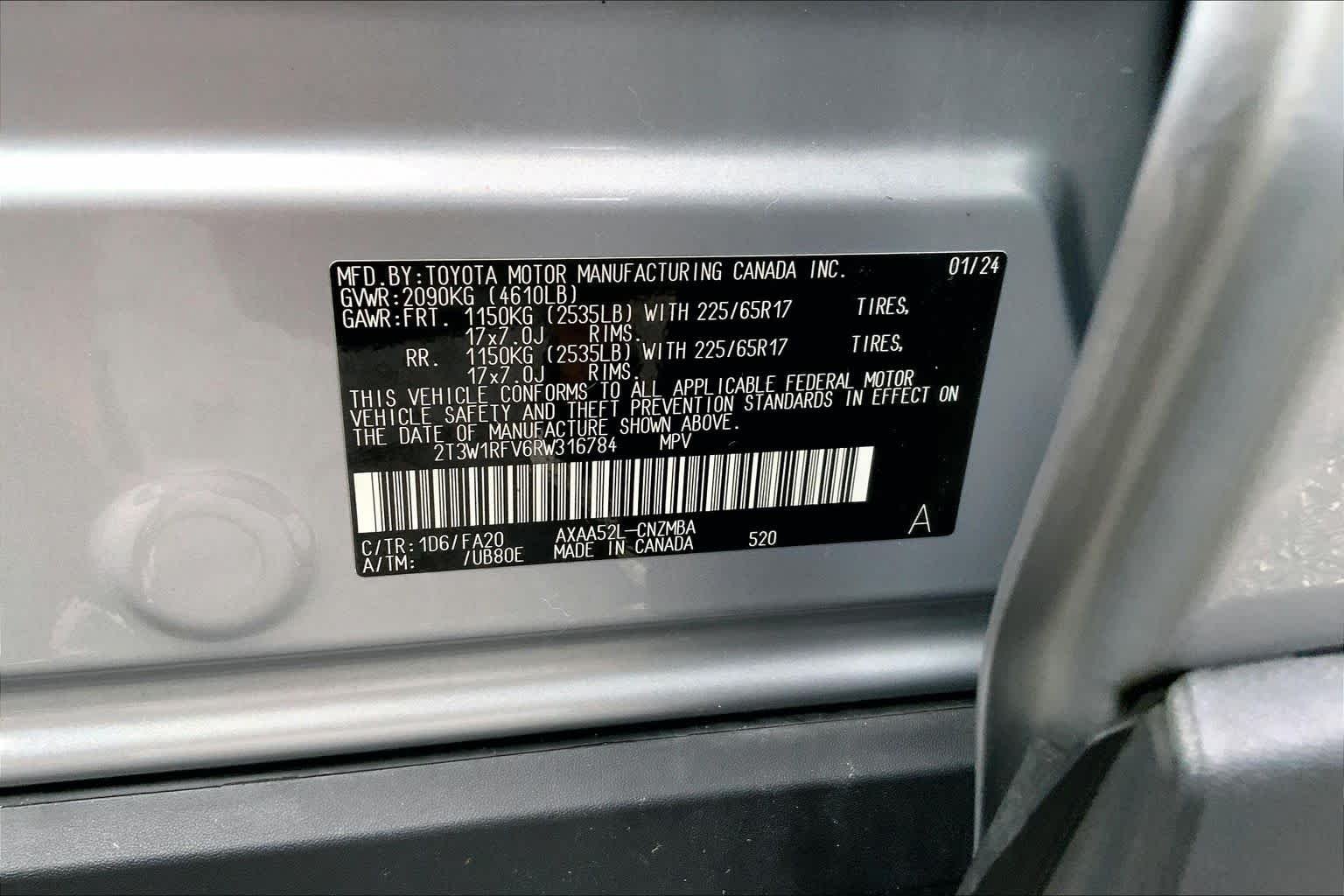 Used 2024 Silver Sky Metallic Toyota XLE image 31