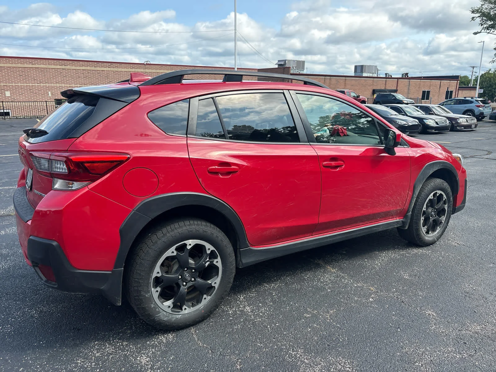 Used 2022 Pure Red Subaru Premium image 11