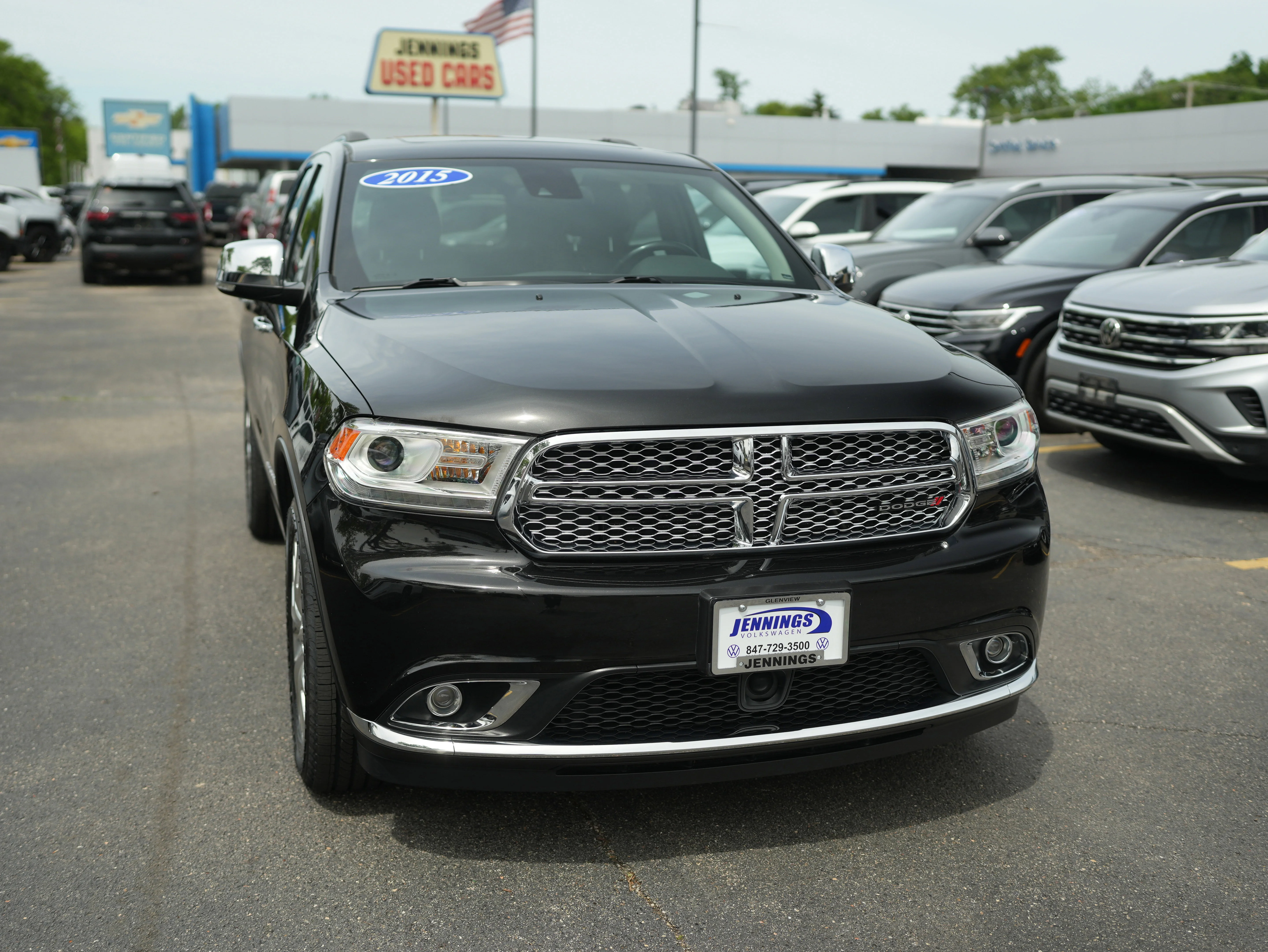 Used 2015 Dodge Durango Citadel with VIN 1C4RDJEG9FC772026 for sale in Glenview, IL