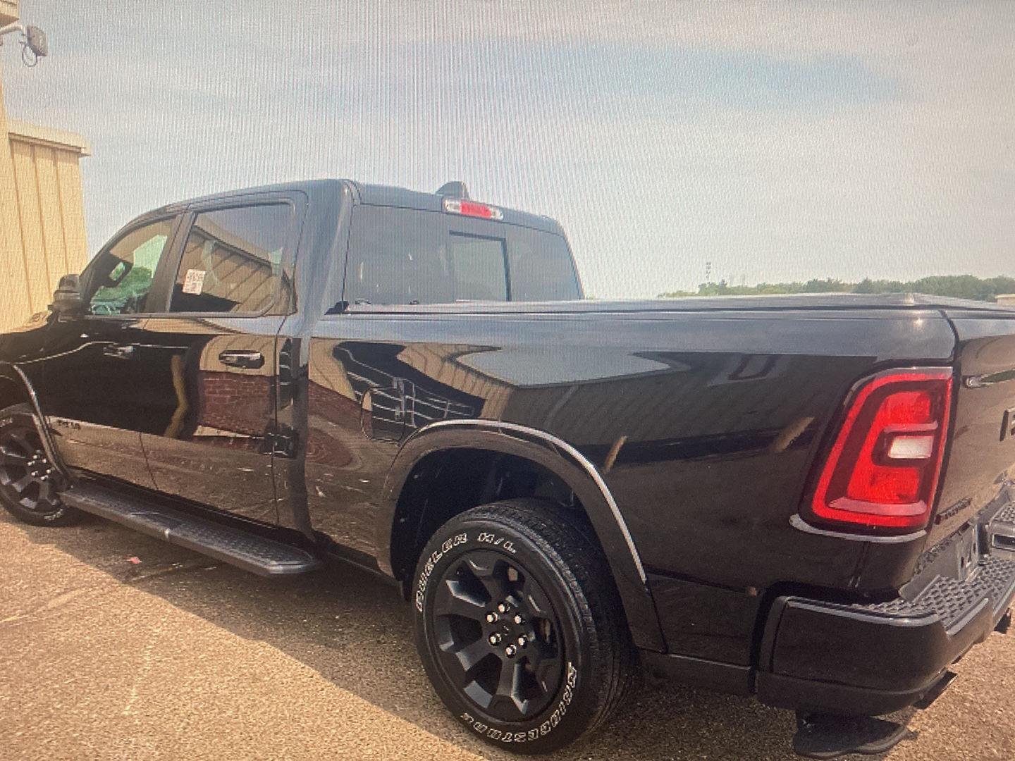 Used 2025 Diamond Black Crystal Pearlcoat Ram Big Horn image 8