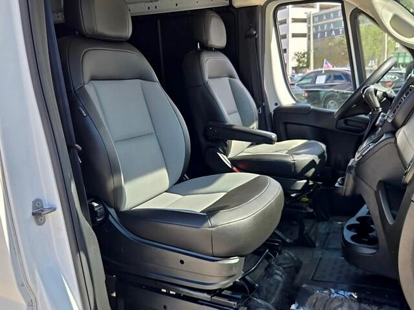 Used 2024 Bright White Clearcoat Ram Cargo Van Tradesman High Roof 159" WB w/Pass Seat image 18