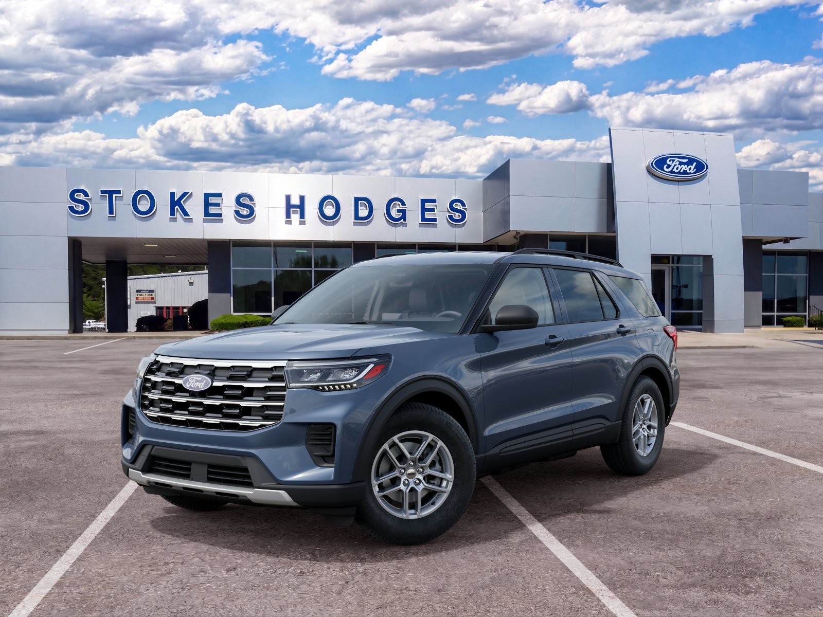 New 2027 Vapor Blue Metallic Ford Active image 3