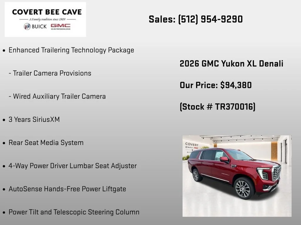 New 2026 Volcanic Red Tintcoat GMC Denali image 37