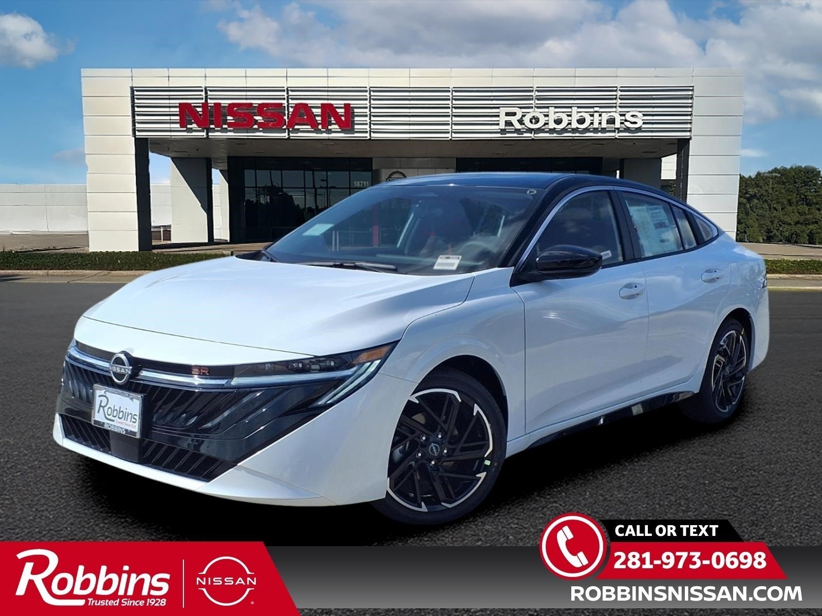 2026 Nissan Sentra SR White at Robbins Nissan