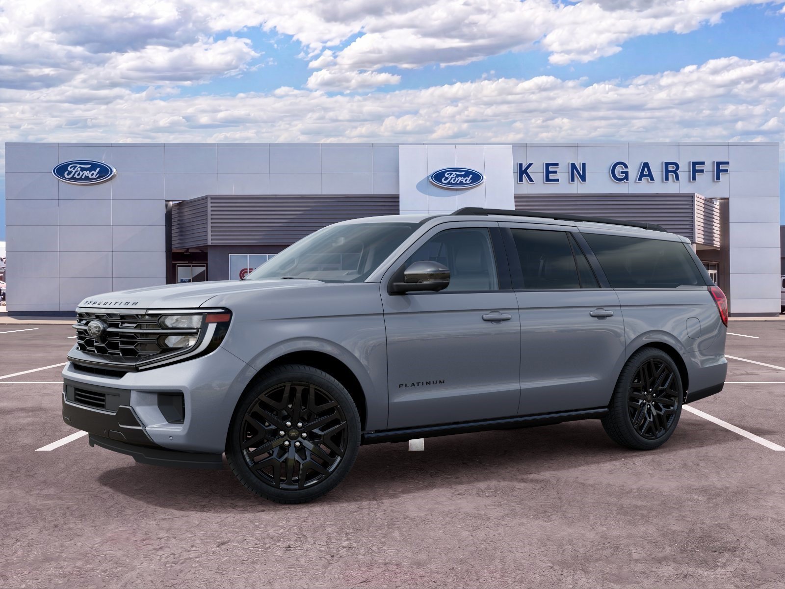 New 2027 Glacier Gray Metallic Tri-Coat Ford Platinum image 1