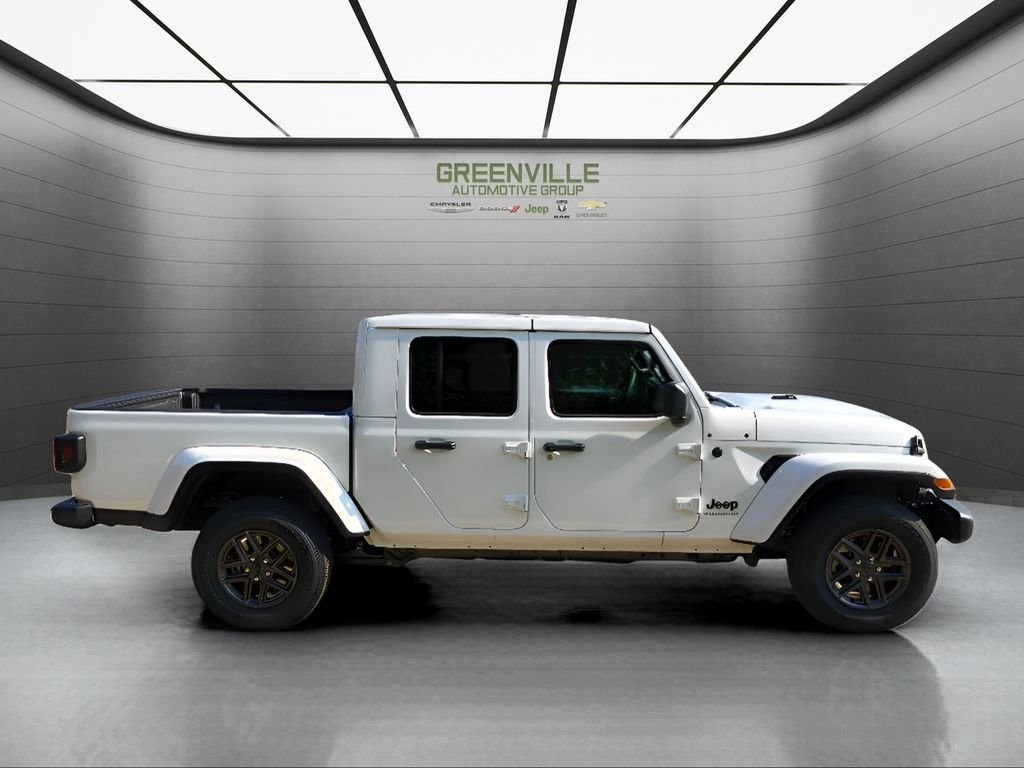 New 2025 Bright White Clear-Coat Exterior Paint Jeep Sport S Dark Sky Edition image 10