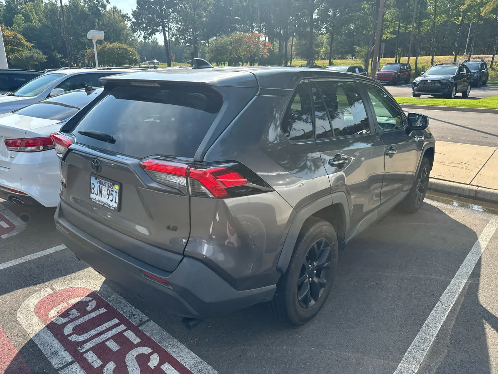 Used 2022 Magnetic Gray Metallic Toyota LE image 4