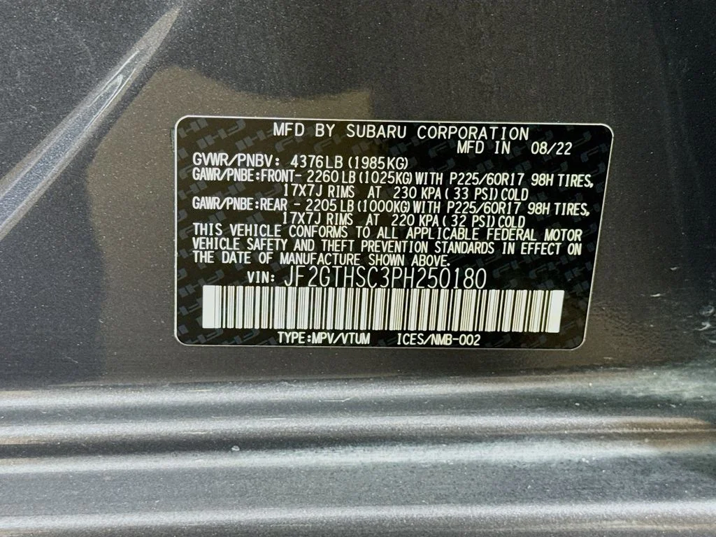 Used 2023 Gray Subaru Sport image 40