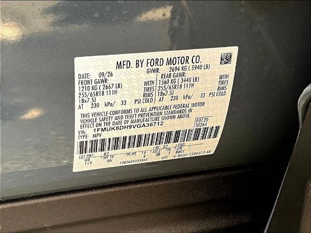 New 2027 Vapor Blue Metallic Ford Active image 50