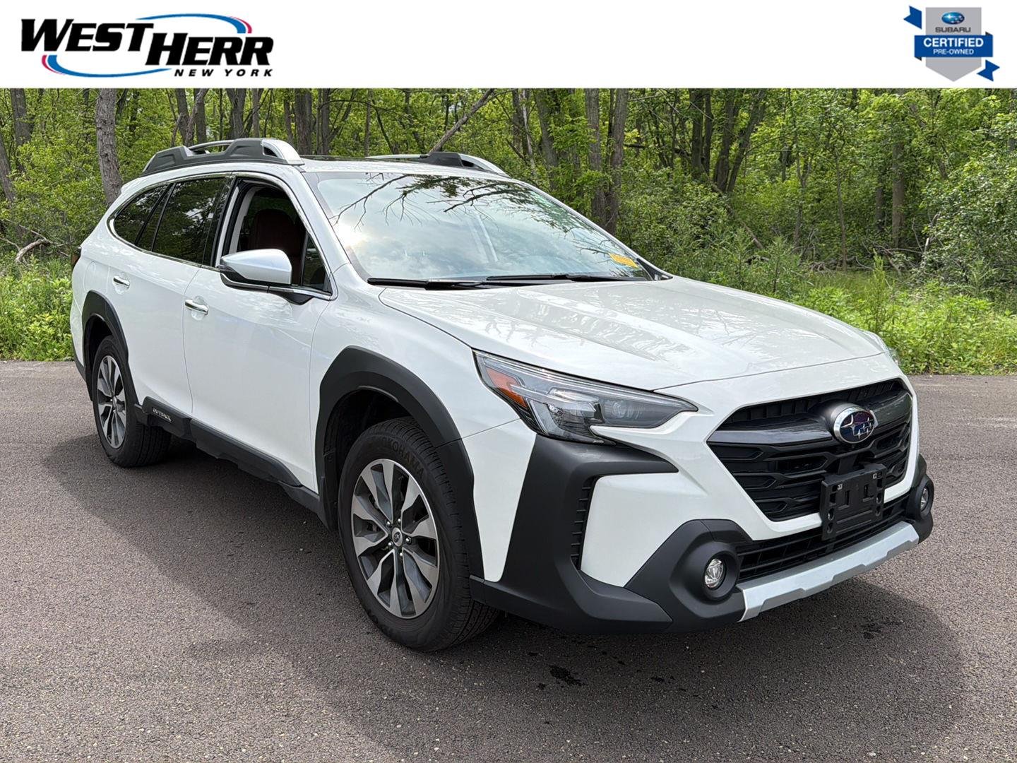 Certified Used 2024 Crystal White Pearl Subaru Touring image 1