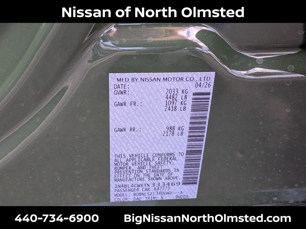 New 2026 Green Metallic Nissan 2.5 SR image 19