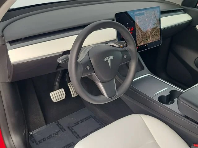 Used 2022 Red Tesla Performance image 22