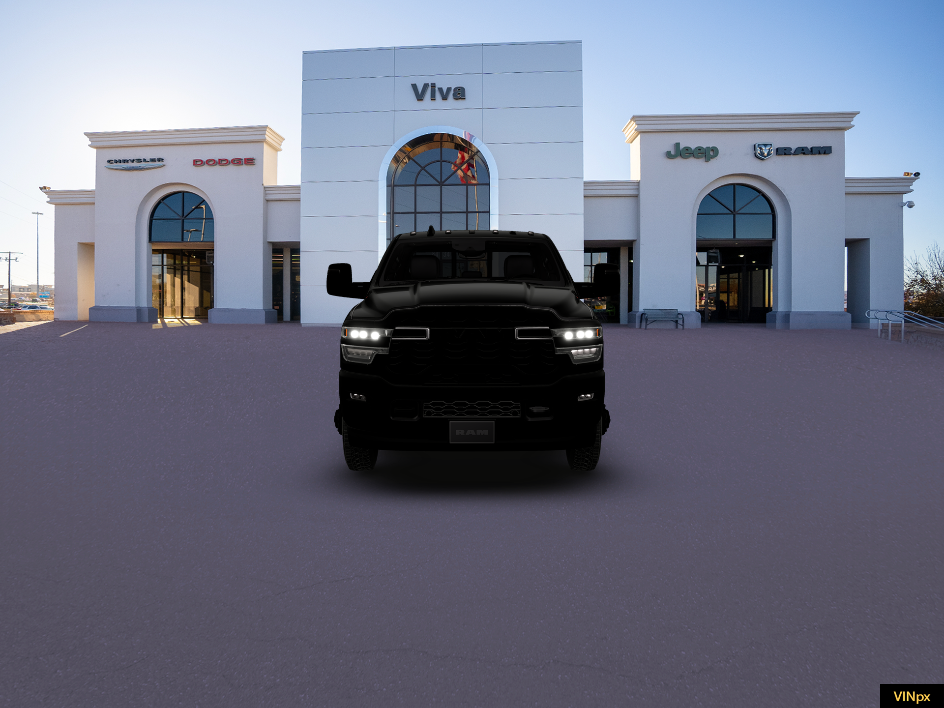 New 2026 Diamond Black Crystal Pearl-Coat Exterior Paint RAM Tradesman image 12