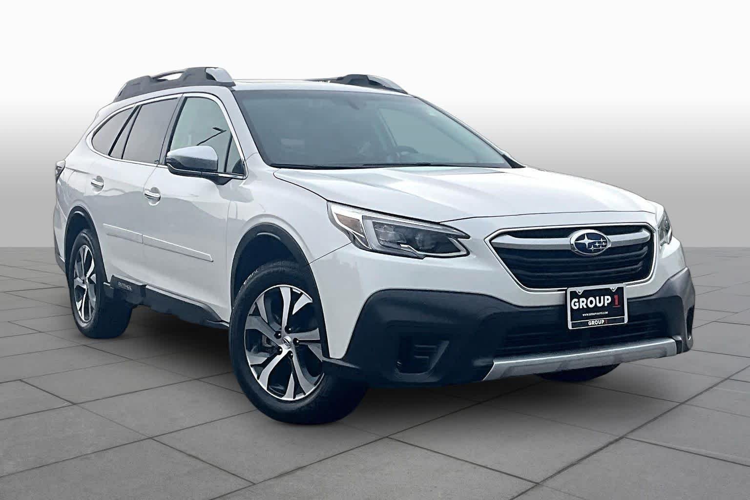Used 2021 Crystal White Pearl Subaru Touring image 2