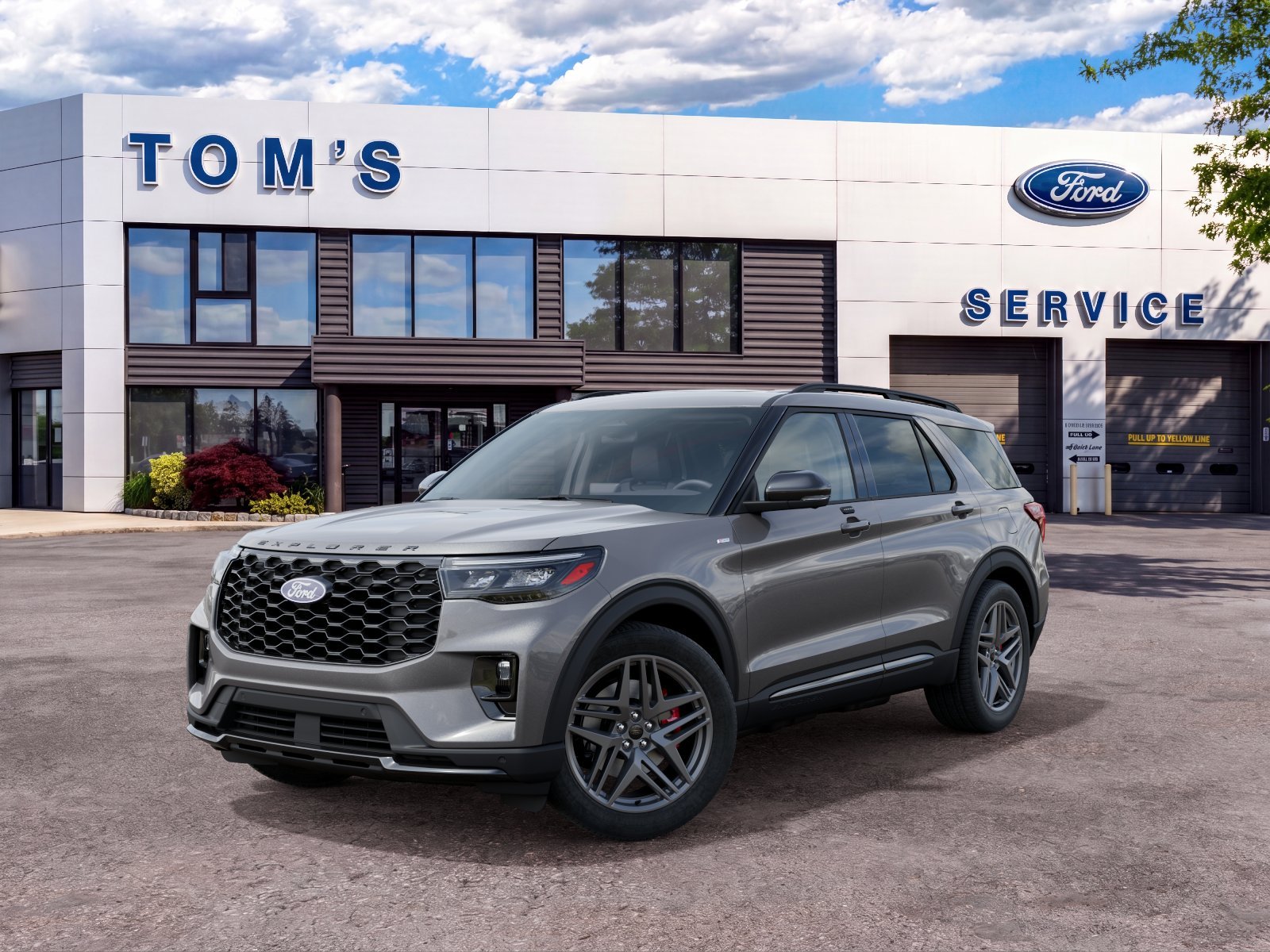 New 2027 Carbonized Gray Metallic Ford ST-Line image 2
