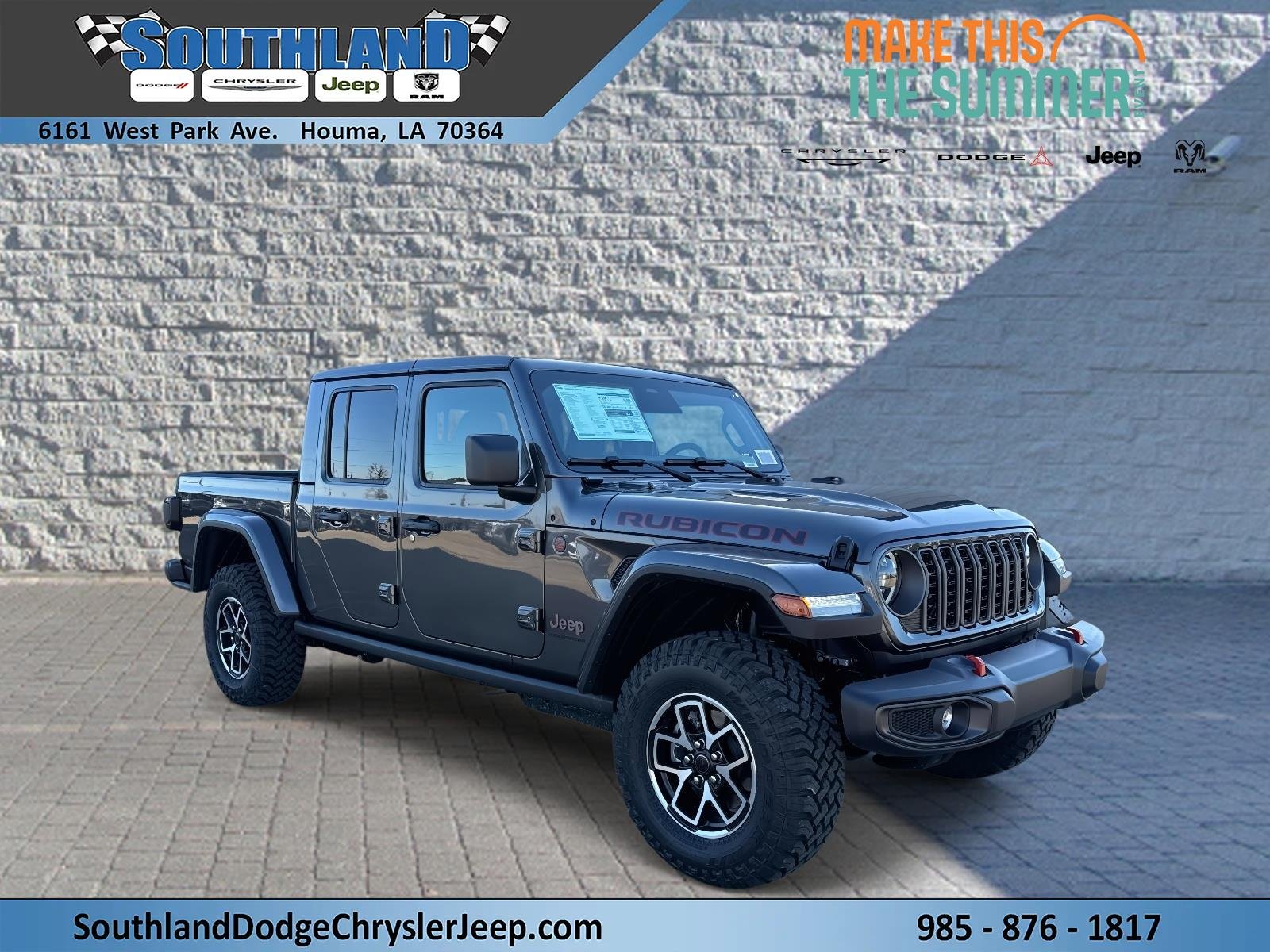 New 2026 Granite Crystal Metallic Clear-Coat Exterior Paint Jeep Rubicon image 1