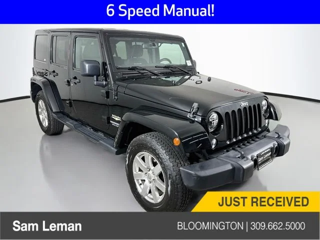 2015 Jeep Wrangler Unlimited Sahara for sale at Sam Leman Chrysler Jeep Dodge of Bloomington