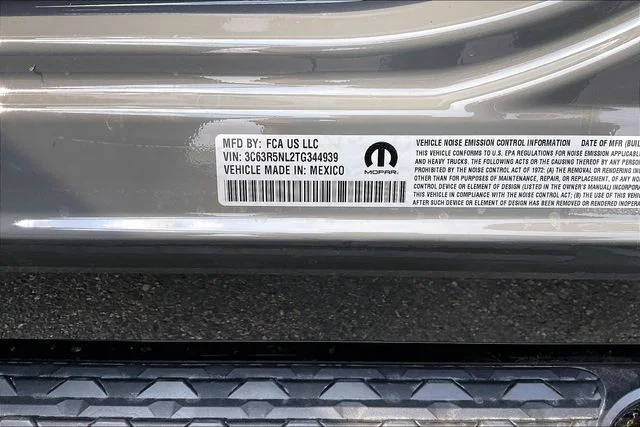 New 2026 Ceramic Gray Clear-Coat Exterior Paint RAM Laramie image 13