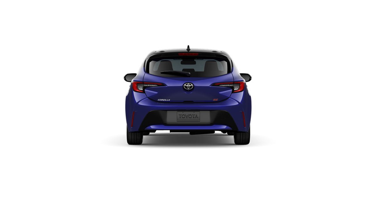 New 2026 Blue Crush Metallic with Midnight Black Metallic roof Toyota SE image 20