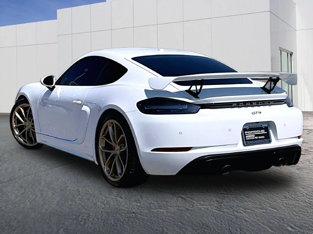 Certified Used 2020 White Porsche GT4 image 3