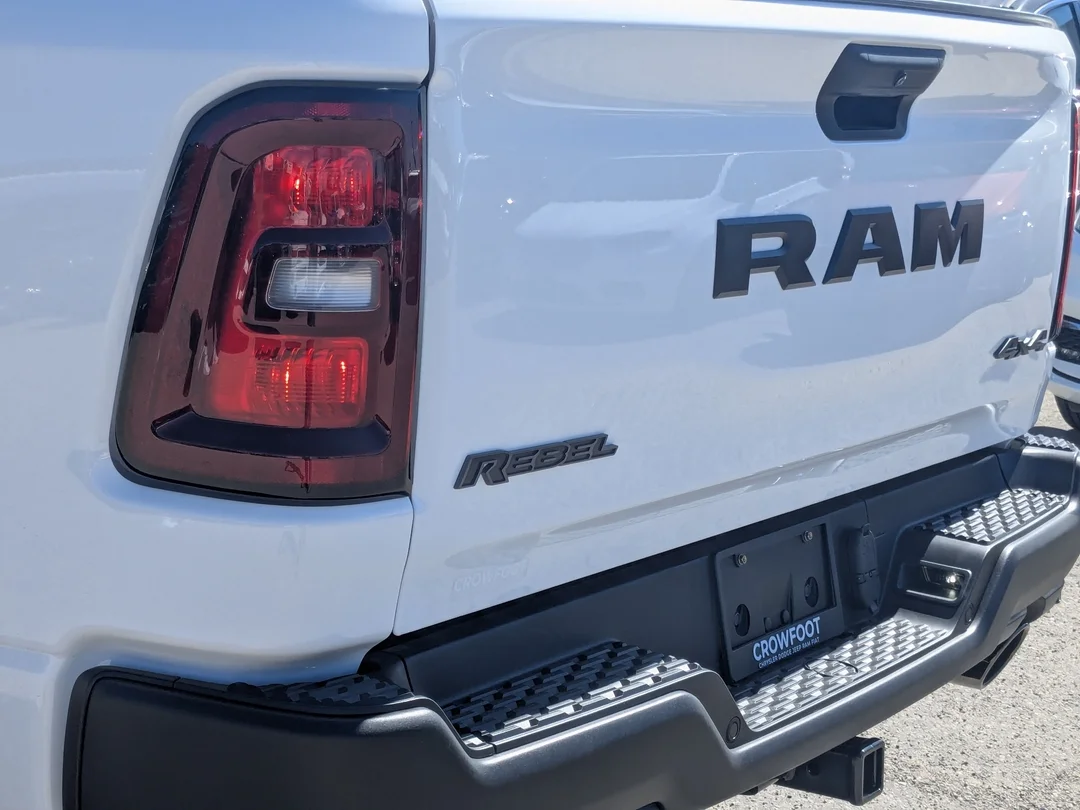 New 2026 White RAM Rebel - - 4x4 - 5.7L HEMI V8 - Customer Preferred Pkg 27W - Trailer Brake Control & More! image 9
