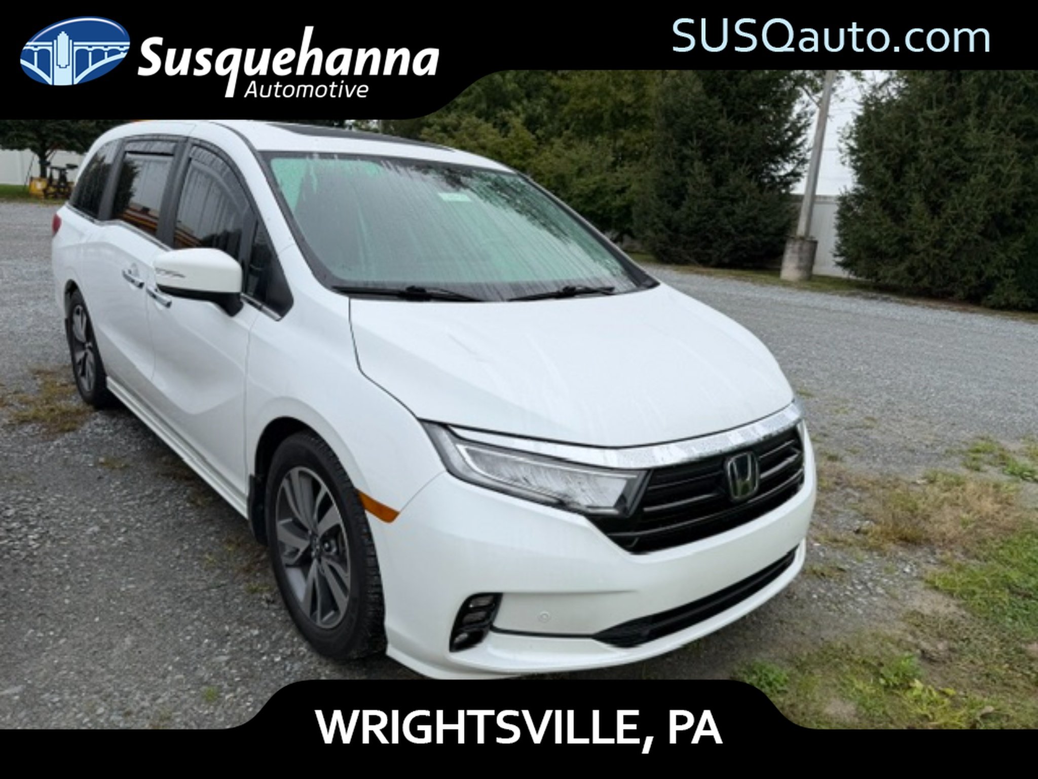 Used 2021 Platinum White Pearl Honda Touring image 1