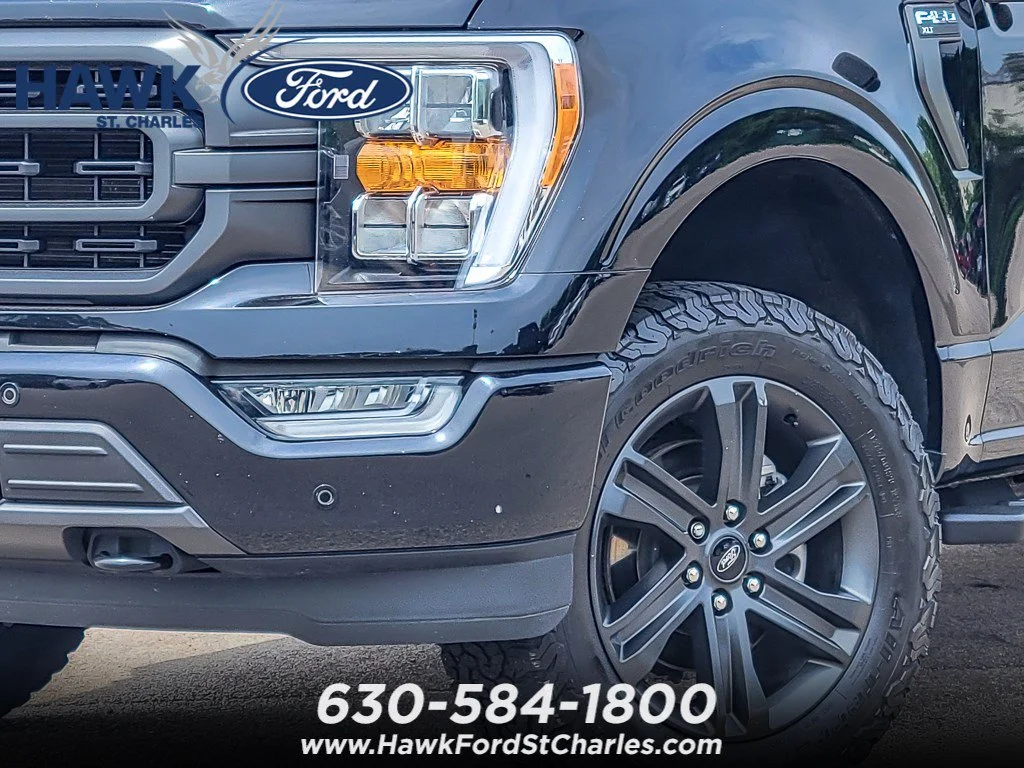Used 2023 Black Metallic Ford XLT image 2