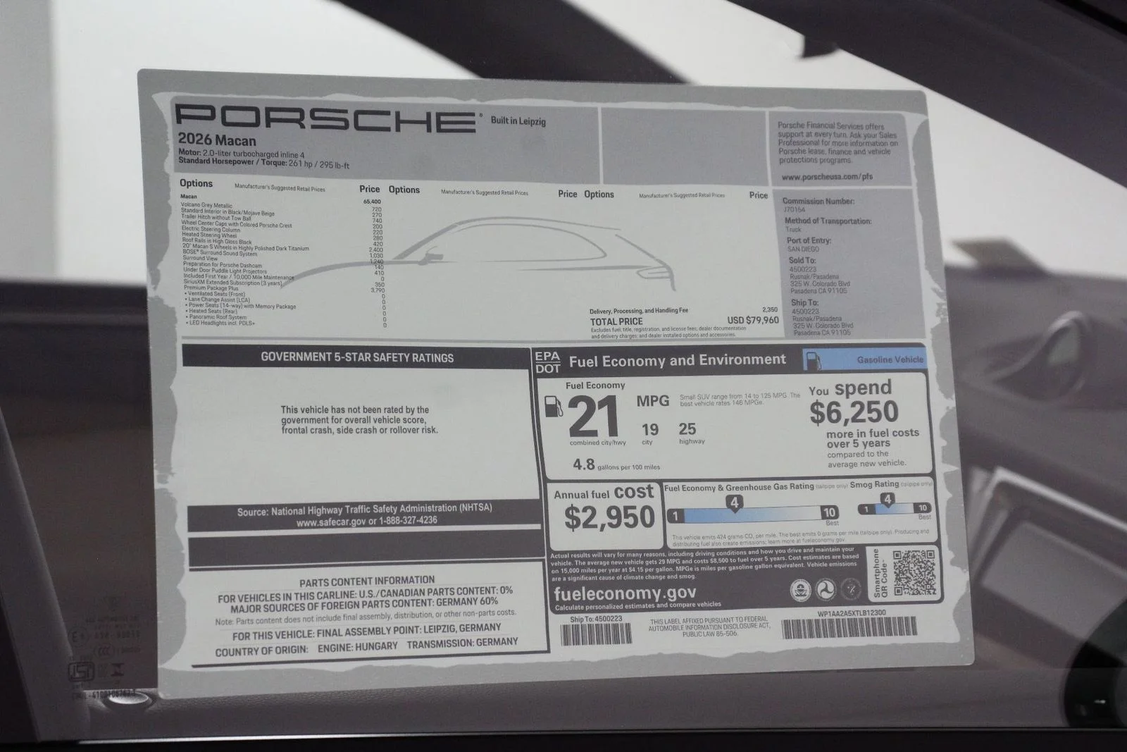 New 2026 Volcano Grey Metallic Porsche  image 25