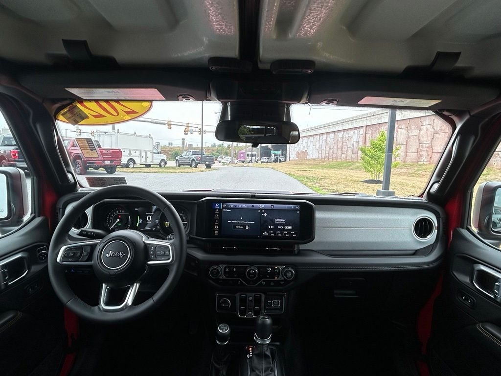 Used 2025 Firecracker Red Clearcoat Jeep Sahara 4xe image 17