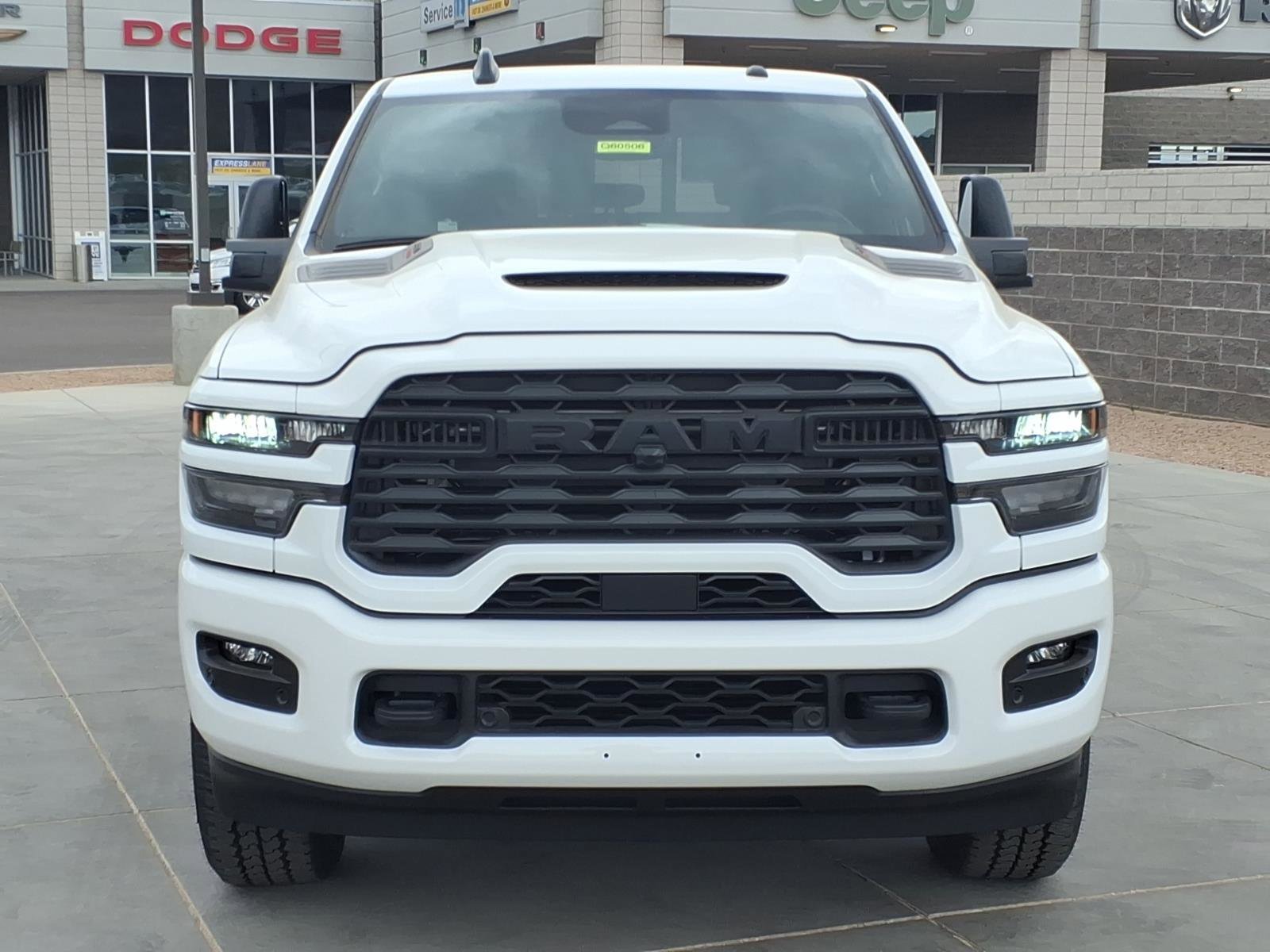 New 2026 Bright White Clear-Coat Exterior Paint RAM Black Express image 2