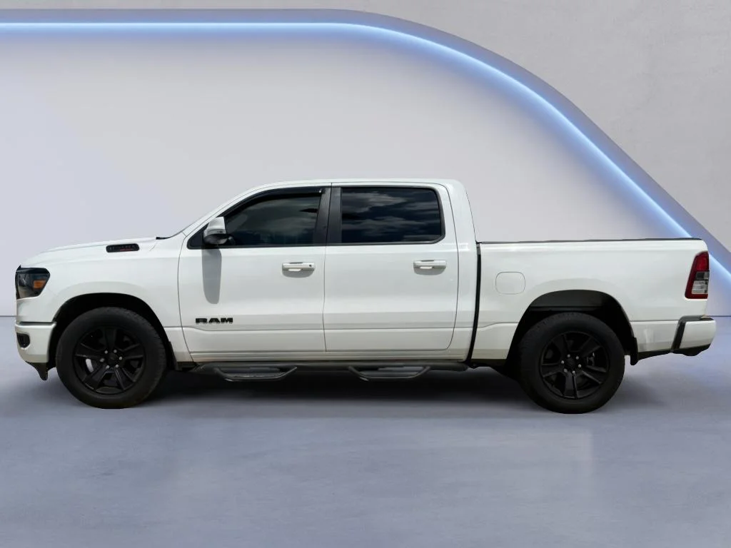 Used 2020 Bright White Clearcoat Ram Lone Star image 2