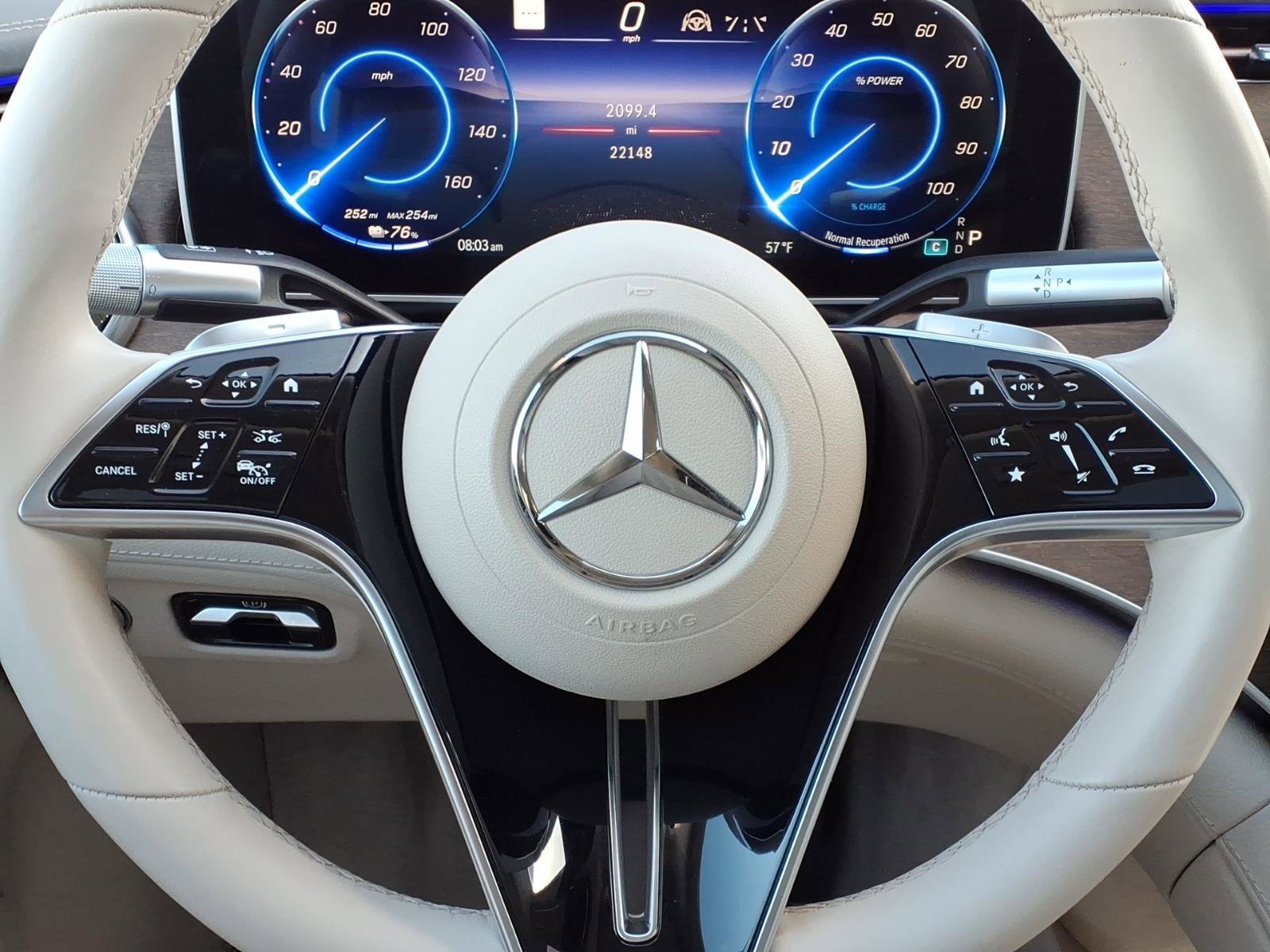 Certified Used 2023 Polar White Mercedes-Benz EQS450V image 8