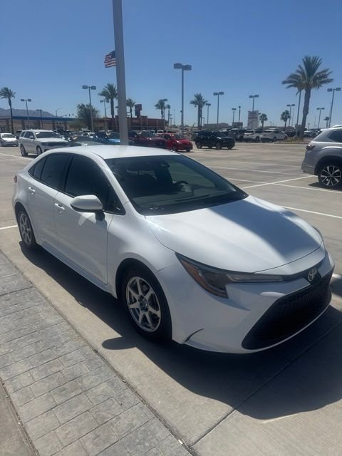 Used 2022 White Toyota LE image 2