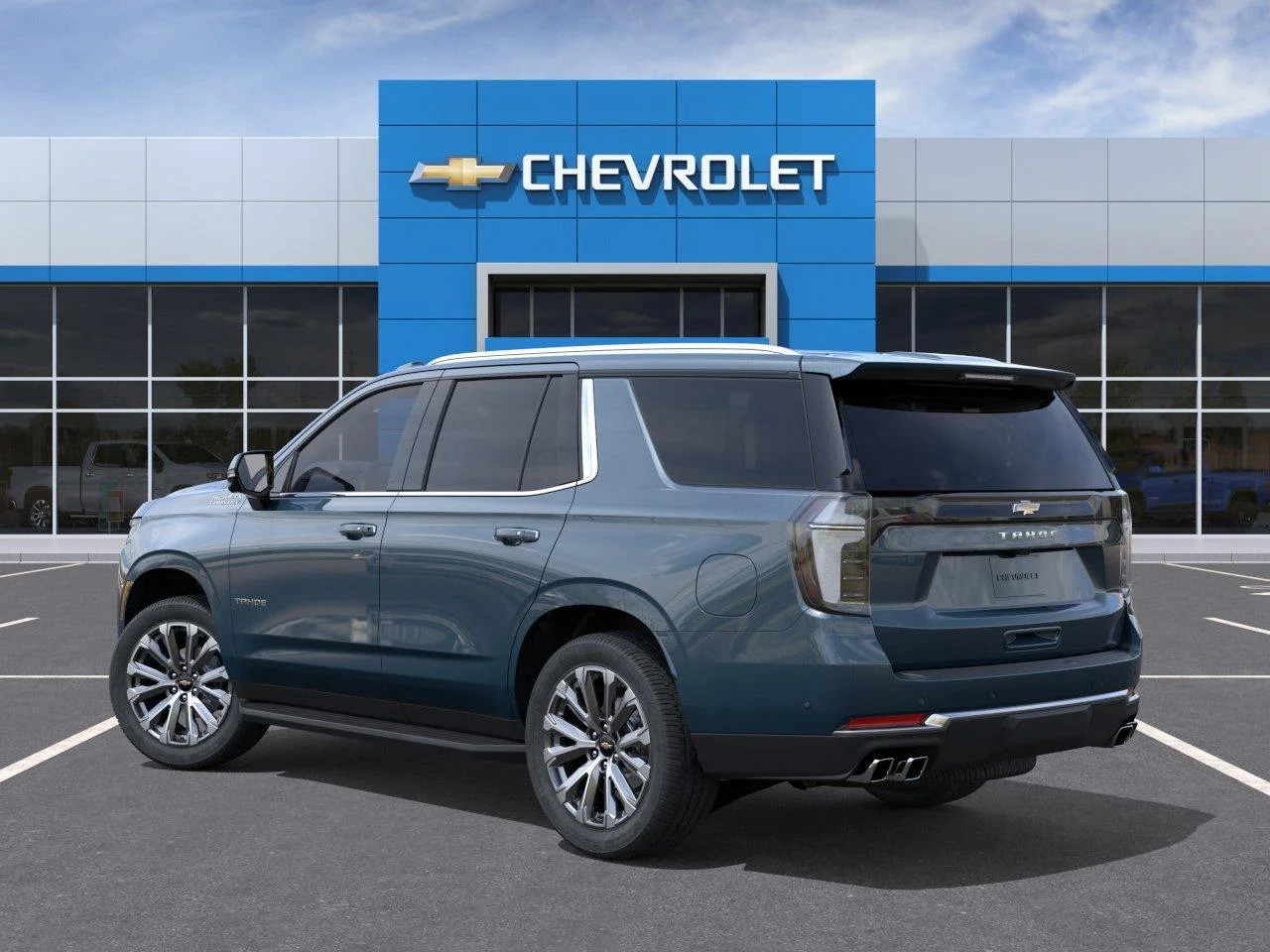 New 2027 Lakeshore Blue Metallic Chevrolet High Country image 3