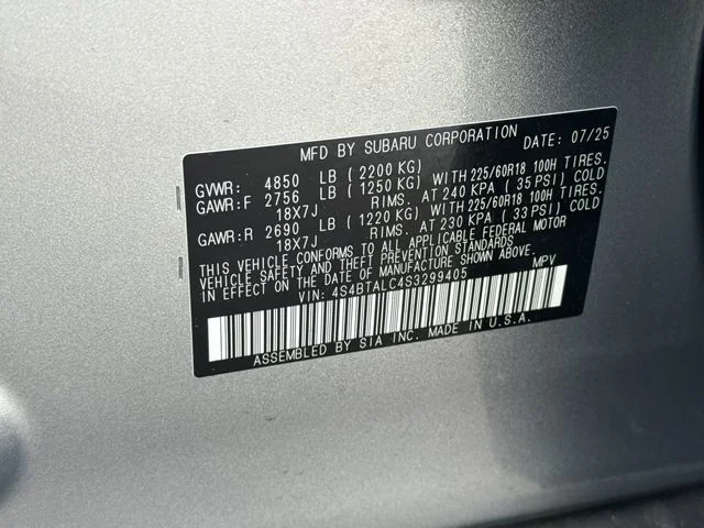2025 Subaru Outback Onyx Edition - Photo 38