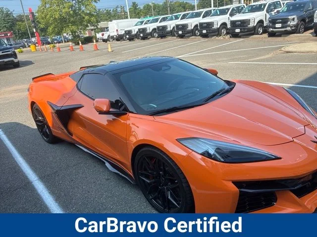 Used 2024 Orange Chevrolet Z06 image 1
