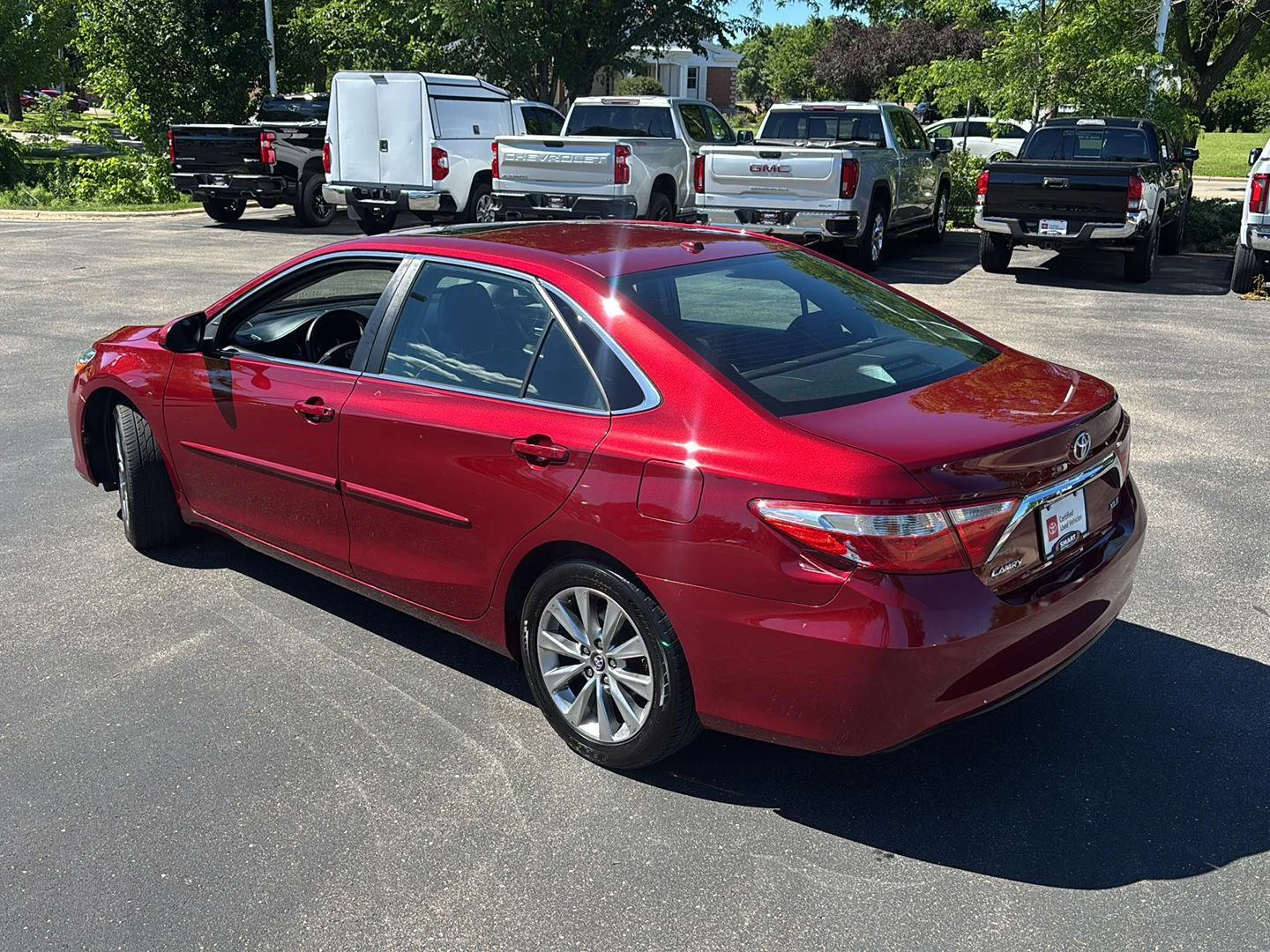 Certified Used 2017 Ruby Flare Pearl Toyota XLE image 19