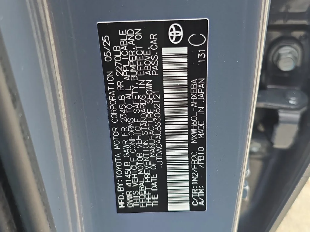 Used 2025 Gray Toyota LE image 23