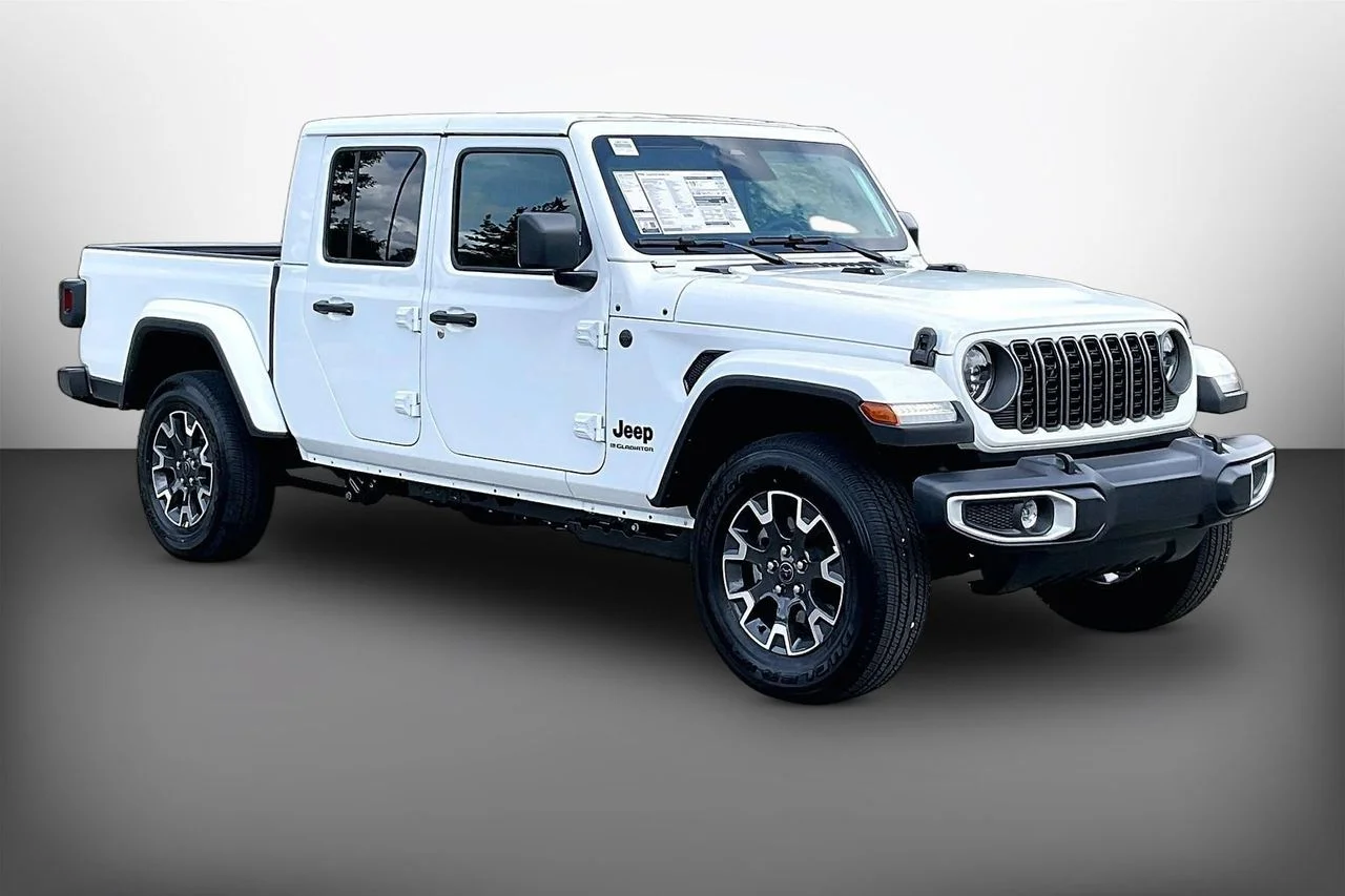 New 2026 Bright White Clearcoat Jeep Sahara image 1