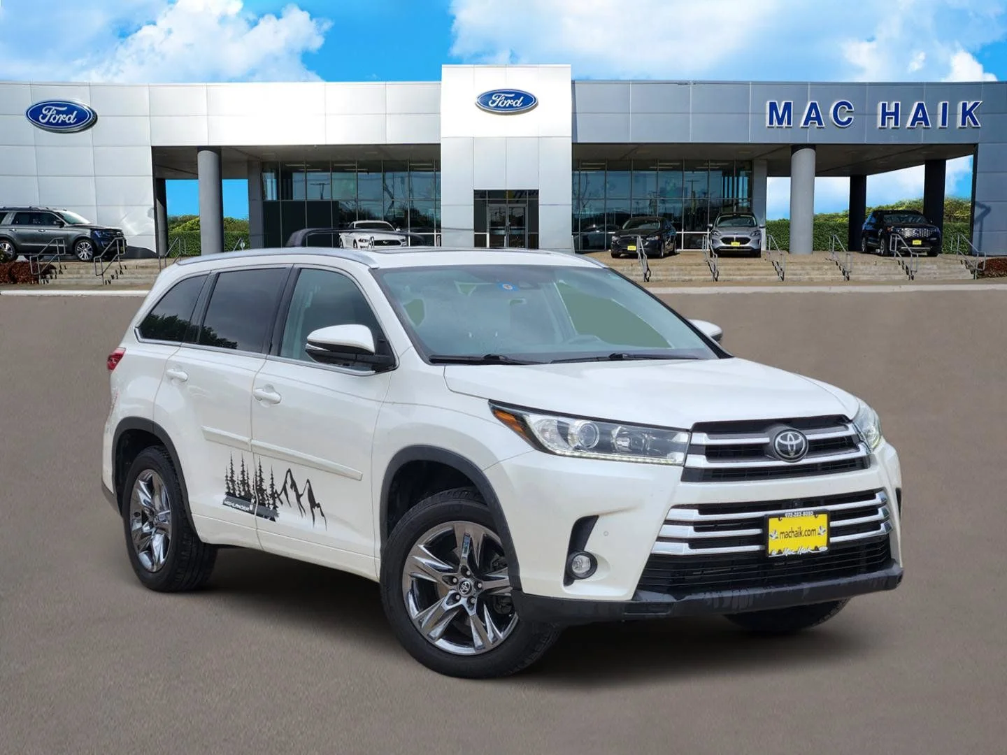 Used 2019 White Toyota Limited Platinum image 1