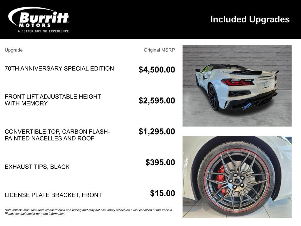 Pre-Owned 2023 Chevrolet Corvette Z06 3LZ Convertible in Oswego