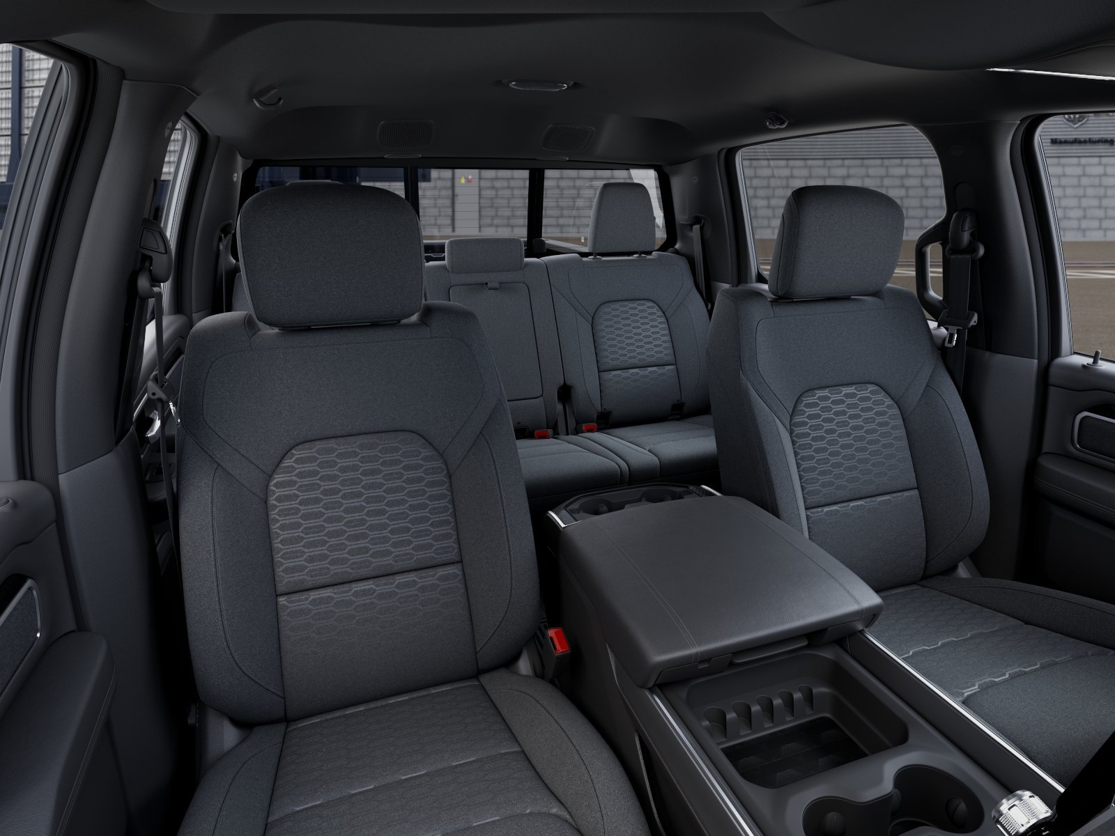 New 2026 Diamond Black Crystal Pearl-Coat Exterior Paint RAM Big Horn Night Edition image 9