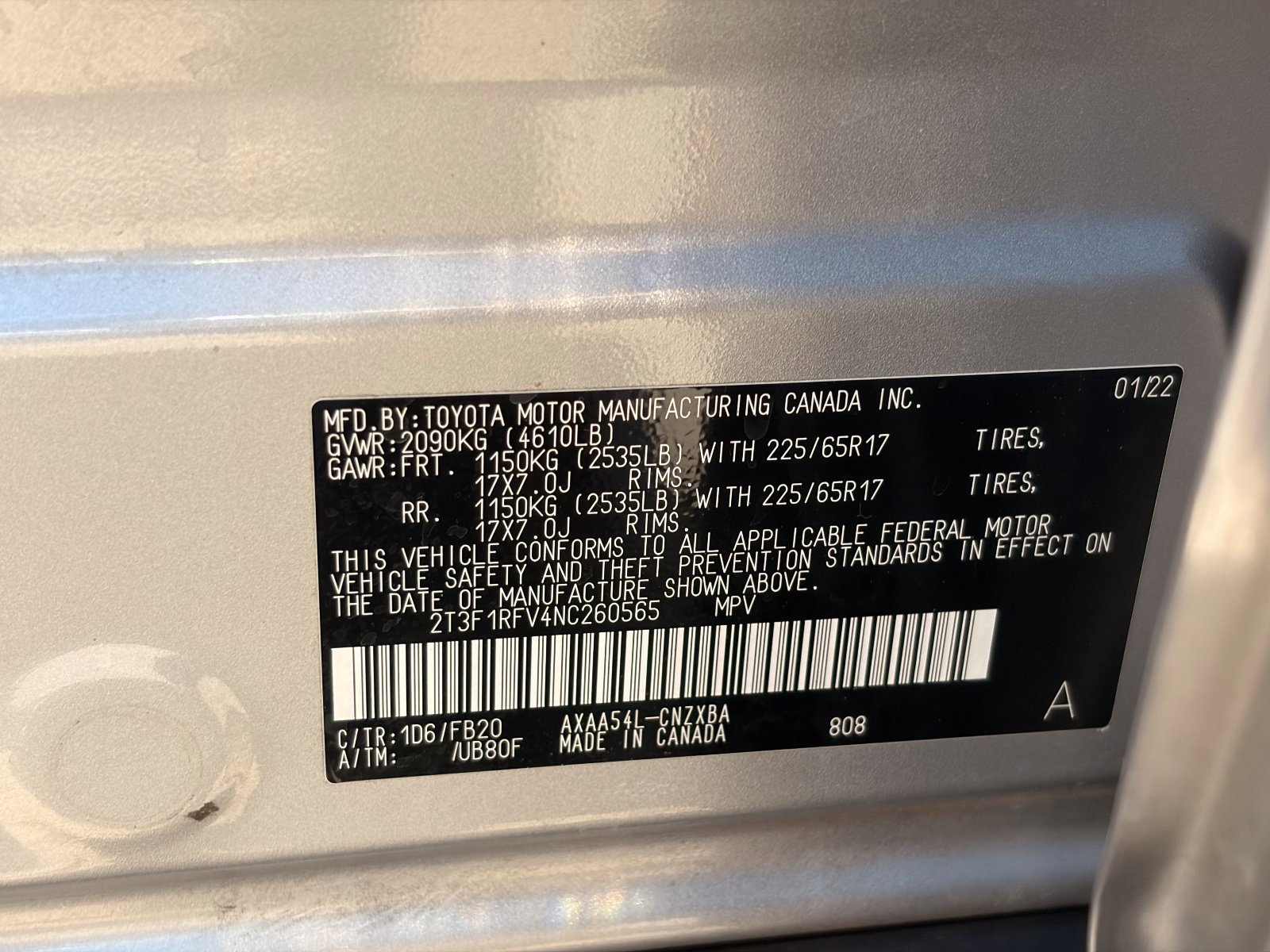 Used 2022 Silver Toyota LE image 31